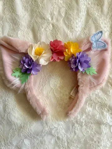 디즈니 리나벨 꽃과 나비 머리띠 한정판