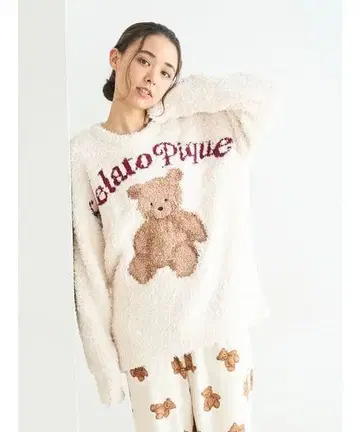 젤라또피케 [ HOLIDAY ] 젤라또 스노우 베어 자카드 풀오버 곰