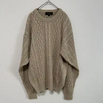seahop 베이지 케이블 니트 스웨터