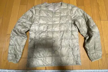 [ 새상품급 ] TAION 다운 자켓 이너다운 카키 타이온 경량