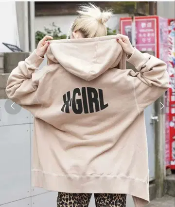 X-GIRL 지퍼 후드티