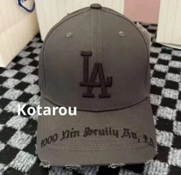 MLB 캡 자수 데미지 가공 모자 야구 모자