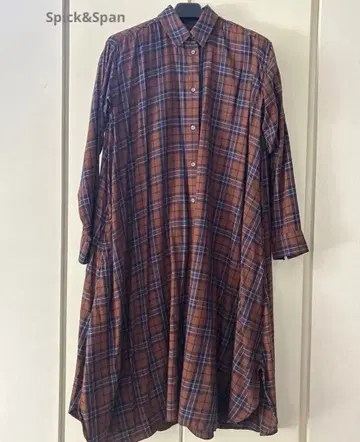 Spick&Span 체크 롱 원피스