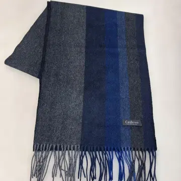 Cashmee 캐시미어 스트라이프 머플러 리버서블 촉감 발군