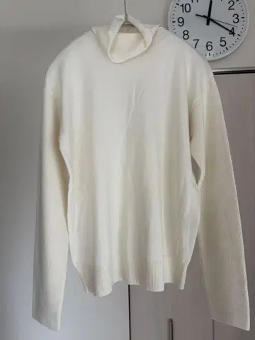 GALERIE VIE 아이보리 오프 터틀넥 긴팔 니트