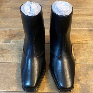 하이 밑창 디자인 부츠 중간 힐