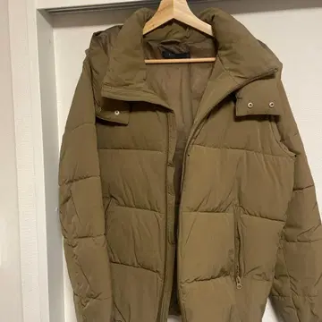 레이지블루 다운 자켓 L 사이즈 베이지