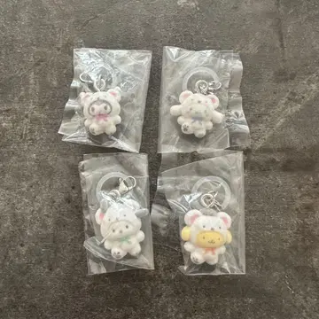 메지루시 액세서리 산리오 캐릭터즈 후와후와 스노우