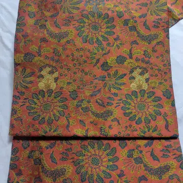 나고야 오비 사라사 무늬 오리엔탈 새상품급