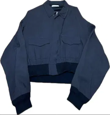 네온 사인 플라이트 자켓 네이비