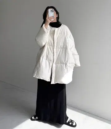 퍼펙트 실루엣 다운 (사이드 포켓 없음)