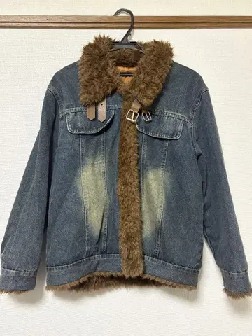 데님 퍼 자켓 g 자켓 한국 y2k