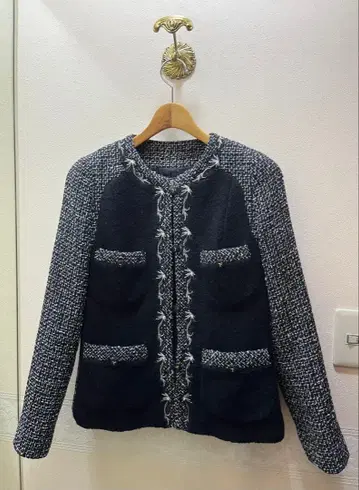 Rossa 수입 Rossa 트위드 자켓 사이즈 42 새상품급