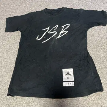 J.S.B. 블랙 오버사이즈 T셔츠