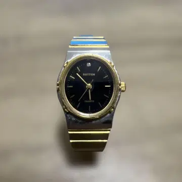 [정크] RHYTHM 쿼츠 손목시계 블랙/골드