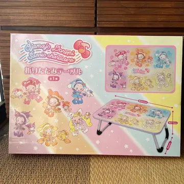 오쟈마녀 도레미 산리오 캐릭터즈 접이식 테이블