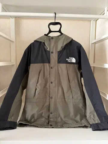 THE NORTH FACE 마운틴 후드티 카키/블랙 S 사이즈