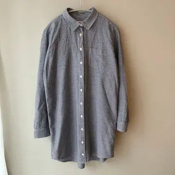 PARADIS TERRE 파라디 틸 깅엄 체크 셔츠 원피스