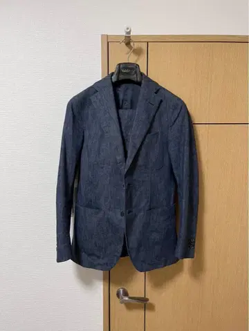 Valditaro 데님 수트 상하의 세트 (행거 포함)