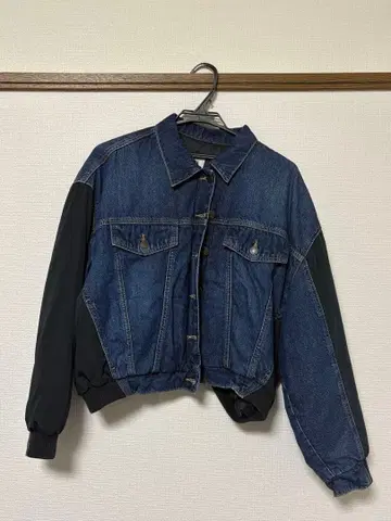 ZARA 데님 크롭 자켓 점퍼 블루종