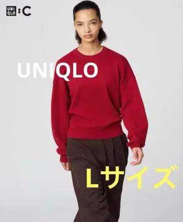 [ 인기 완판템 ] UNIQLO 스무스 코튼 크루넥 스웨터 15 RED