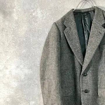 POPPY 테일러드 자켓 긴팔 싱글 싸개 버튼 그레이