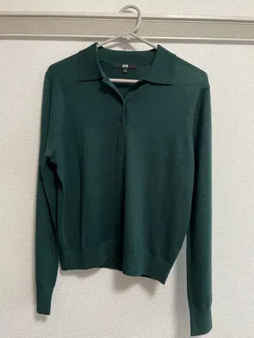 유니클로 메리노 폴로 스웨터