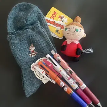 무민 봉제 인형과 볼펜 세트