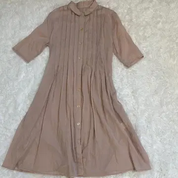 Kaya 여성용 셔츠 원피스 L 면 핑크 마터니티 플레어