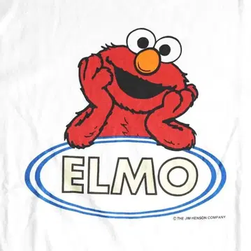 구제 90s 빈티지 세서미 스트릿 엘모 T셔츠