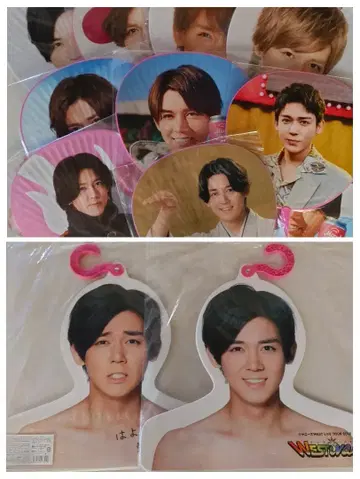 WEST. 코타키 노조무 누쿠누쿠 사진 후크 부채