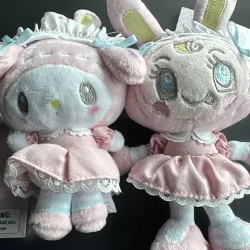 산리오 메조피아노 마이멜로디 x 핑크베리에 마스코트 홀더