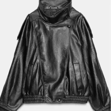 ZARA 페이크 가죽 자켓