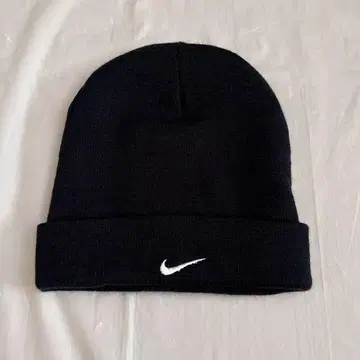 나이키 니트 모자 비니 자수 로고 리버서블 블랙 스포츠