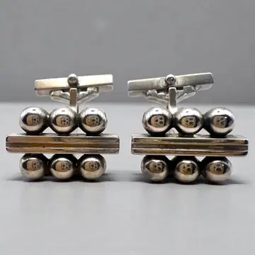 조지 젠슨 61 커프스 커프 링크스 실버 덴마크