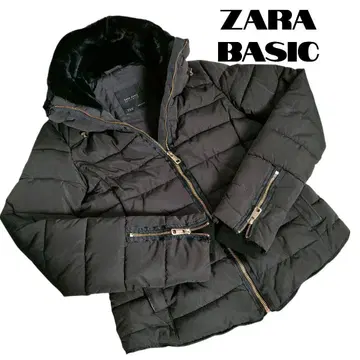 [ 새상품급 ] ZARA BASIC 다운 자켓 xs 블랙