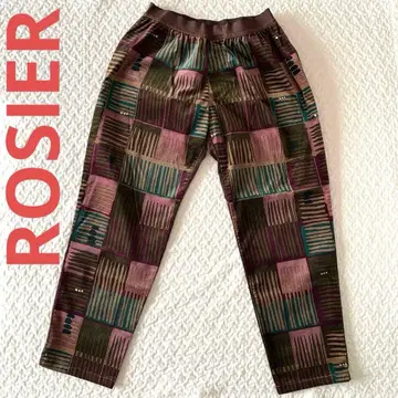 [ ROSIER ] 벨로아 프린트 팬츠
