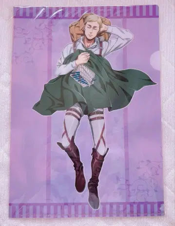 새상품 진격의 거인 엘빈 A4 클리어 파일 히나타보코ver.