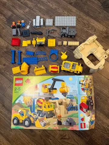 LEGO 레고 듀플로 공사장 5653 공사 탱크로리 단종 레어