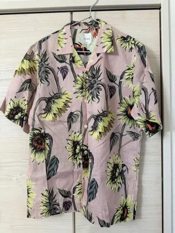 Paul Smith 반팔 셔츠 해바라기 무늬(M) 새상품급