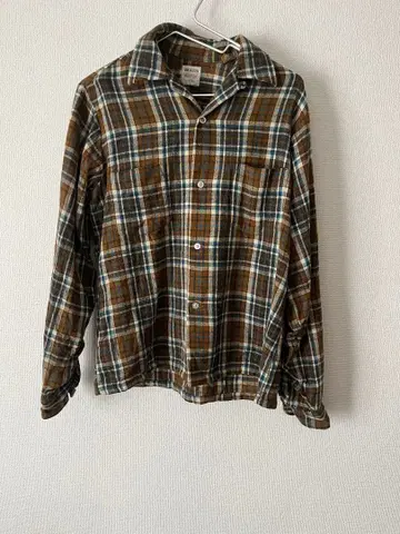 반 휴센 빈티지 체크 셔츠