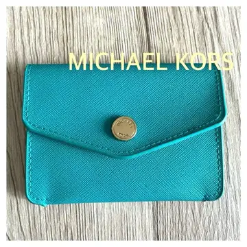 MICHAEL KORS 카드 케이스 명함지갑 동전 지갑 그린 블루 계열