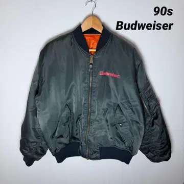 90s Budweiser MA-1 Flight Jacket