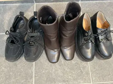 여성 신발 M 사이즈 3종 세트 신발 부츠