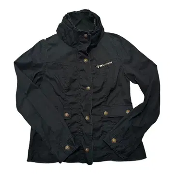 블랙 캐주얼 얇은 소재 자켓 y2k 헤이세이 갸루 L