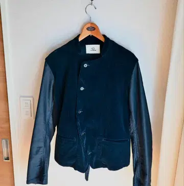 오틸 블랙 몰스킨 자켓