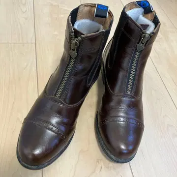 승마용 ARIAT 브라운 가죽 부츠