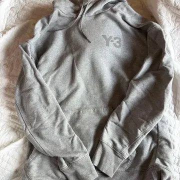 Y-3 그레이 후드 부착 후드티