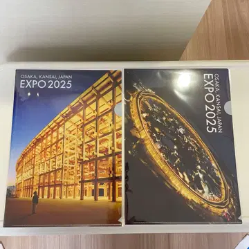 박람회 대지붕 반지 EXPO2025 클리어 파일 2장