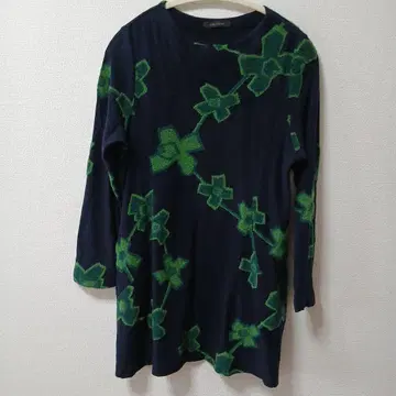 CRESCENT 아이비 패턴 긴팔 튜닉